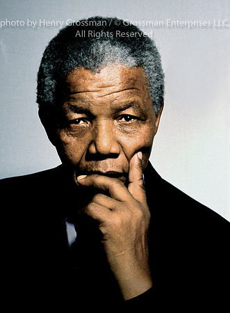 Nelson Mandela at the Oslo Anatomy of Hate Conference, 1990
